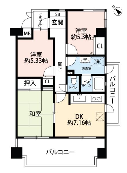 中古マンション 安城市御幸本町 JR東海道本線(熱海〜米原)安城駅 1680万円