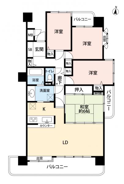 中古マンション 愛知県知立市西町落合16番地2 名鉄名古屋本線知立駅 2680万円