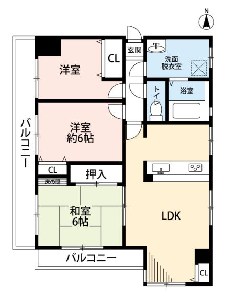 中古マンション 愛知県安城市上条町熊野林 名鉄西尾線南安城駅 1369万円