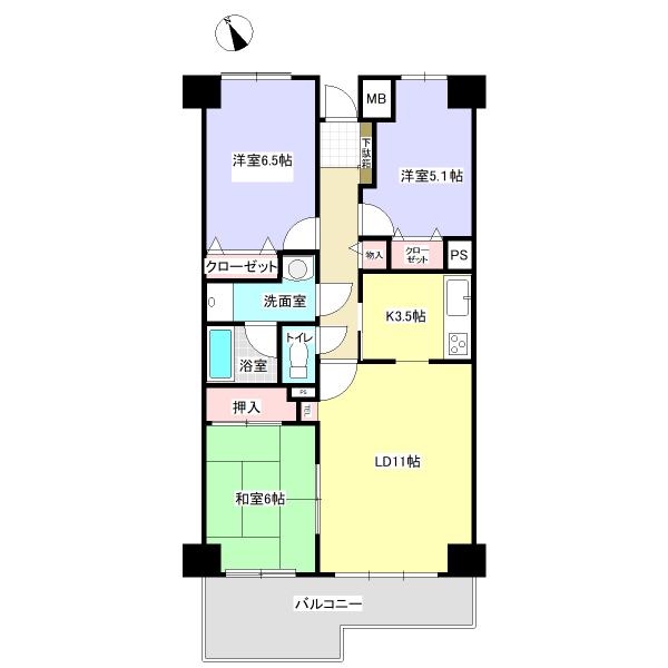 中古マンション 浜松市中区瓜内町 JR東海道本線(熱海〜米原)浜松駅 740万円