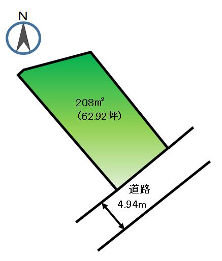 浜松市中央区佐鳴台1丁目 区画図 