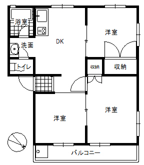 サンヴィラ佐鳴台 間取り図 