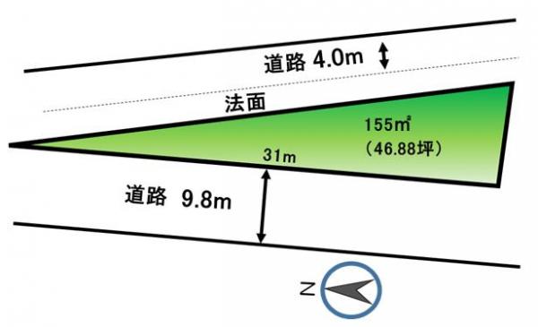 土地 浜松市中央区上島７丁目 遠州鉄道遠州上島駅 980万円