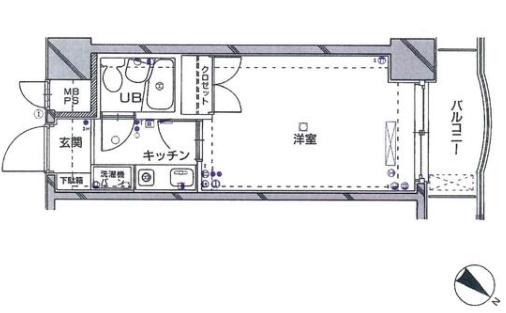 日神パレステージ浜松 間取り図 