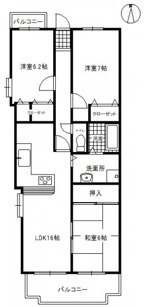 サーラシティ本郷弐番館 間取り図 
