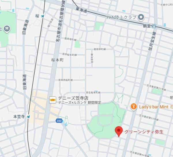 グリーンシティ弥生2階 