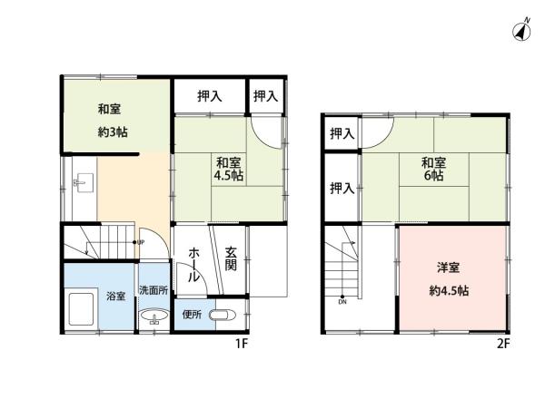 島田市　高砂町 間取り図 