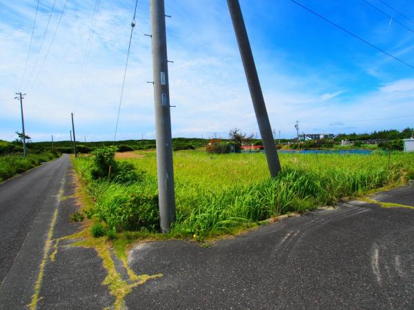 御前崎市白羽 前面道路含む現地写真 