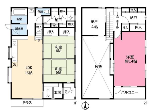 池新田5548 間取り図 