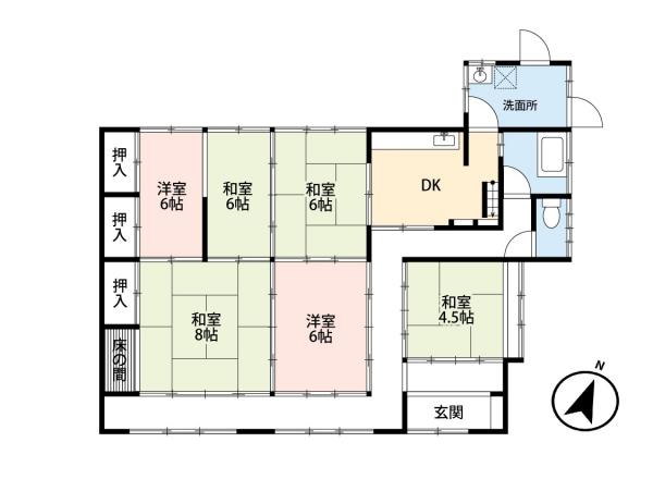 御前崎4351 間取り図 