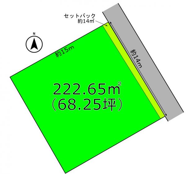 土地 榛原郡吉田町住吉2957-2 JR東海道本線（熱海〜米原）島田駅 250万円