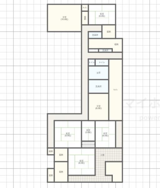 川根本町上長尾 間取り図 