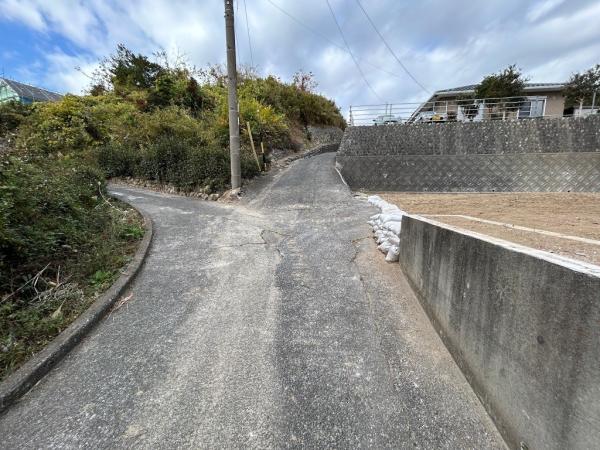 牧之原市細江 前面道路含む現地写真 