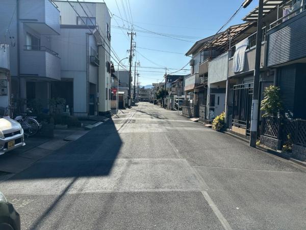 城東町 前面道路含む現地写真 