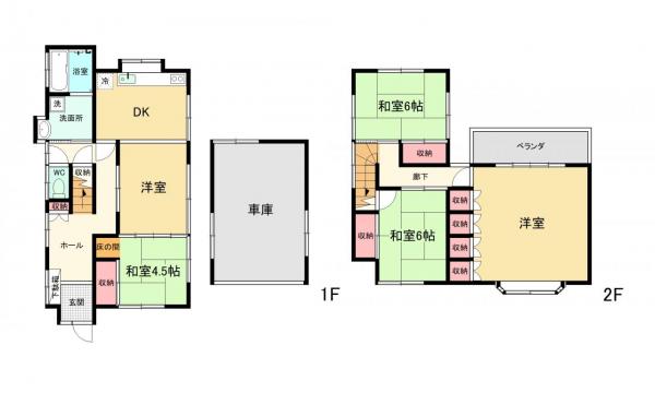 大住　戸建 間取り図 