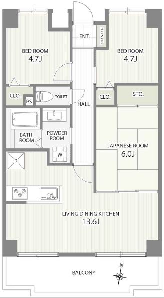中古マンション 富山市城北町 富山地鉄富山市内線地鉄ビル前駅 1590万円