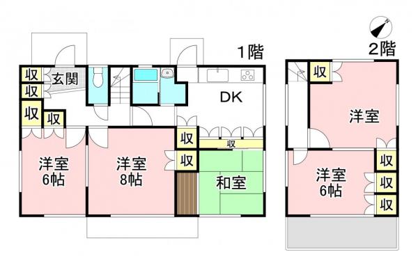 中古戸建 各務原市新鵜沼台5丁目 高山本線鵜沼駅 980万円