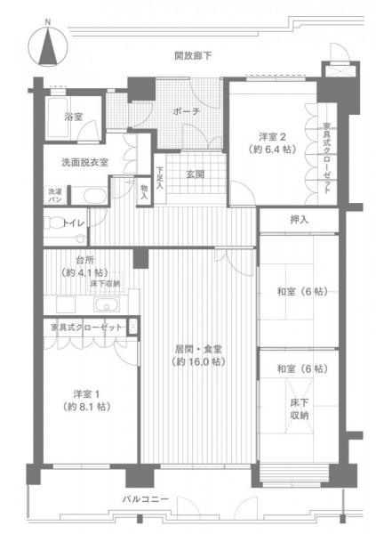 中古マンション 岡山県岡山市北区津高919-7 山陽本線岡山駅 2180万円