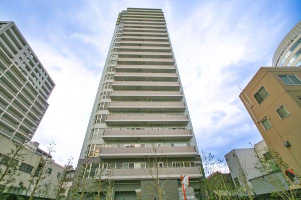 ライオンズタワー岡山表町 現地外観写真 