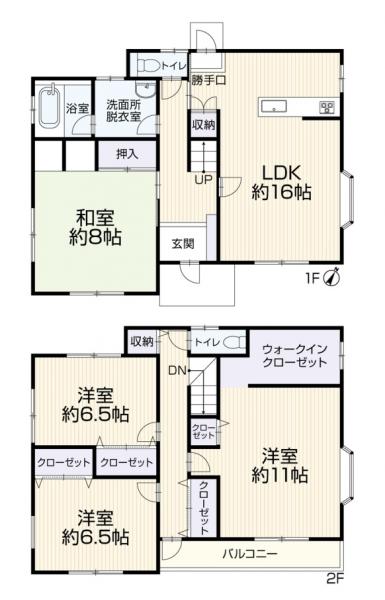 湊　中古戸建 間取り図 