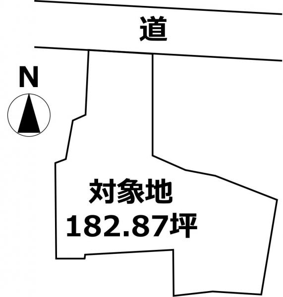 佐賀市諸富町諸富津　土地 区画図 