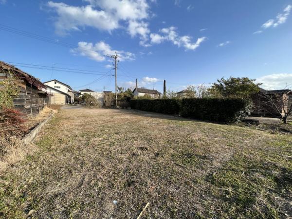 嘉瀬町中原　土地 現地土地写真 