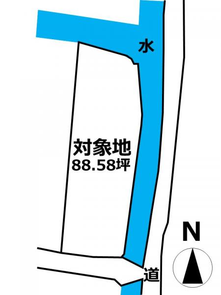 東与賀町飯盛　土地 区画図 