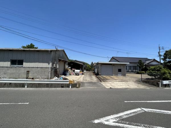 鹿島市井手　土地 前面道路含む現地写真 