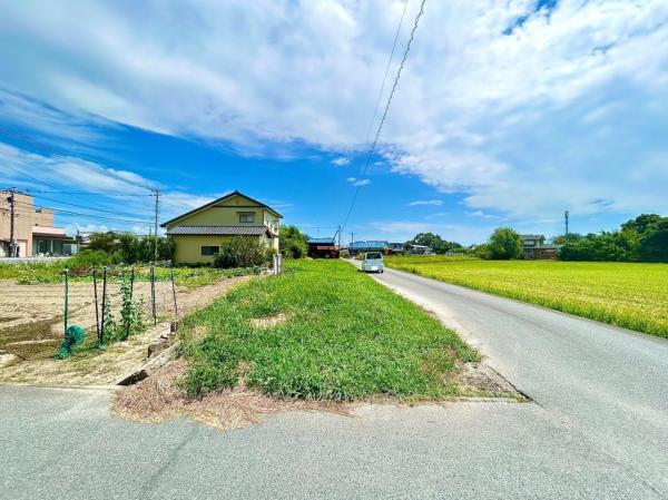 城島町江上上　土地 現地土地写真 