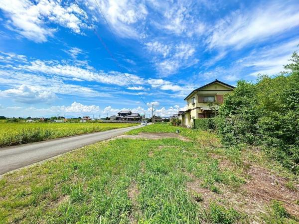 城島町江上上　土地 現地土地写真 