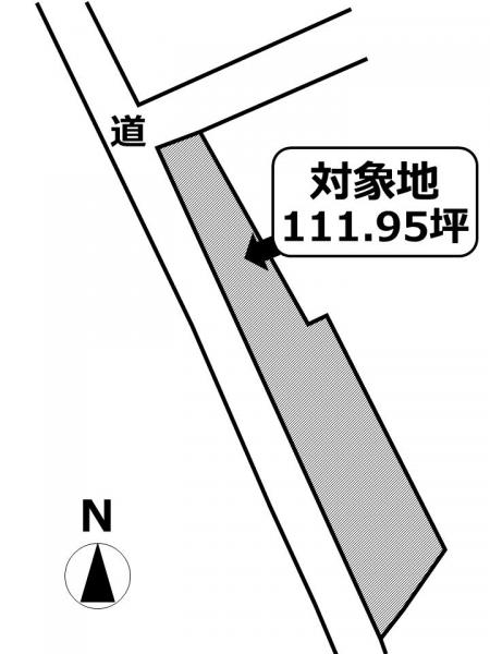 城島町江上上　土地 区画図 