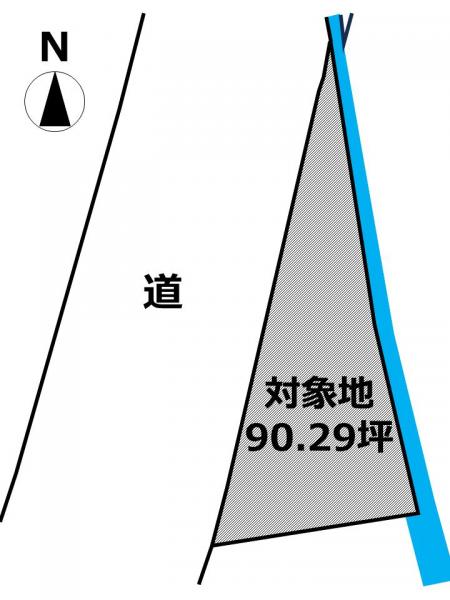 牛津町乙柳　土地 区画図 