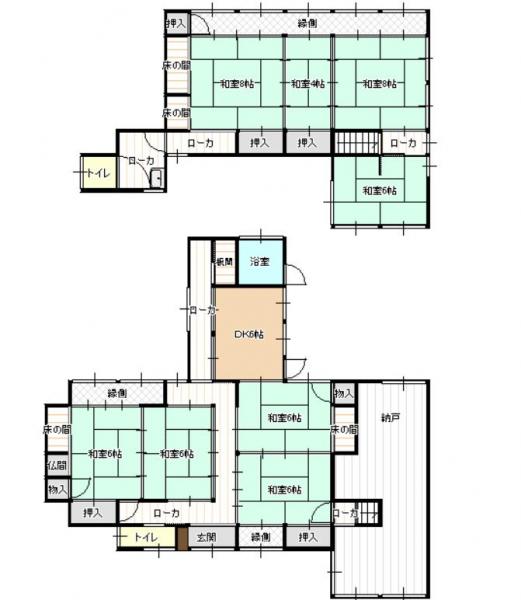 嬉野町大字吉田　戸建 間取り図 