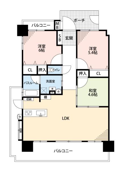 ネオス伊万里ザ・スクエア 間取り図 