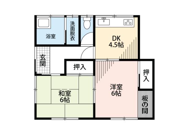 芦刈町永田　戸建 間取り図 