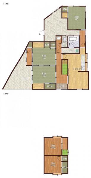 嬉野町大字下野　戸建 間取り図 