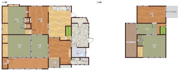 北方町大崎　戸建 間取り図 