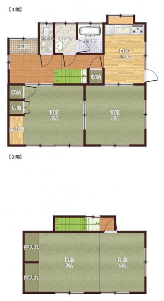 嬉野町大字下野　戸建 間取り図 