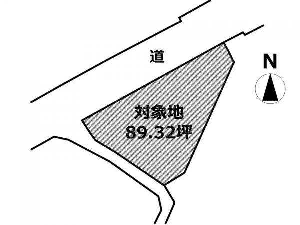 城島町江上　土地 区画図 