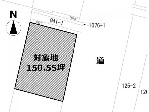 道海島　土地 区画図 