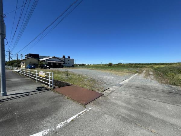 道海島　土地 前面道路含む現地写真 
