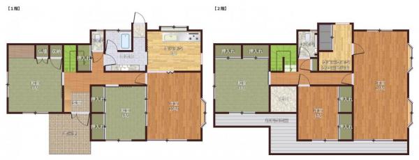 小城町　戸建 間取り図 