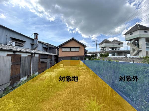 大川市大字小保　土地 現地土地写真 