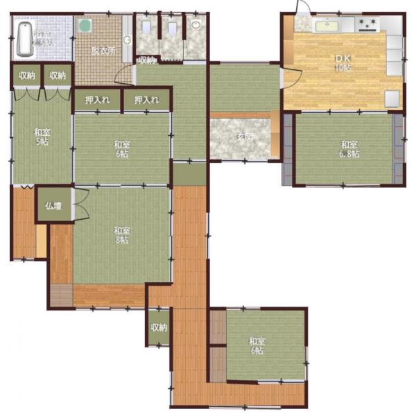 武雄町大字武雄　戸建 間取り図 