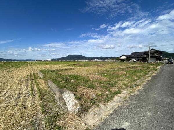 江北町大字佐留志　土地 現地土地写真 