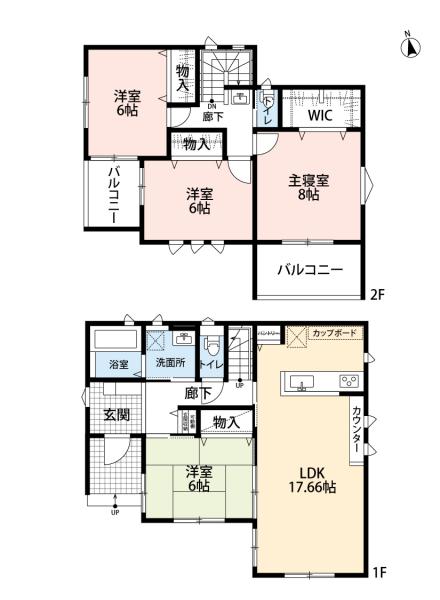 みやき町大字東尾　戸建 間取り図 