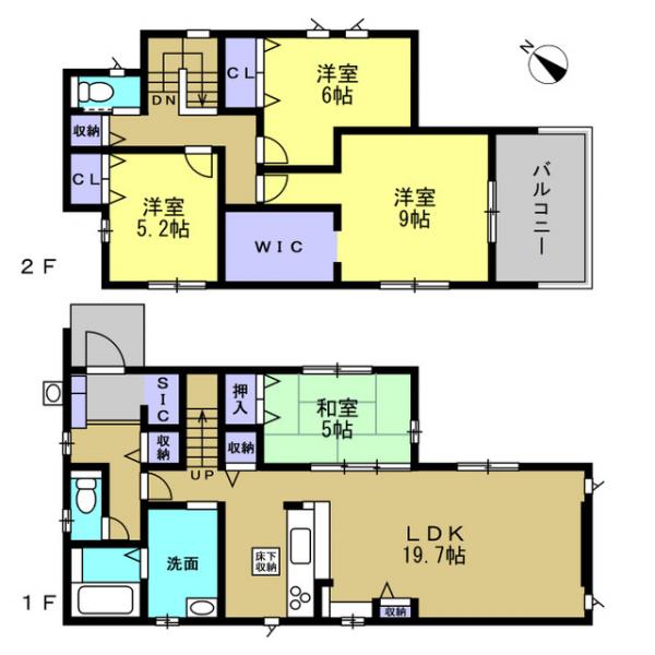 新築戸建 糟屋郡宇美町障子岳３丁目 JR香椎線宇美駅 2,698万円