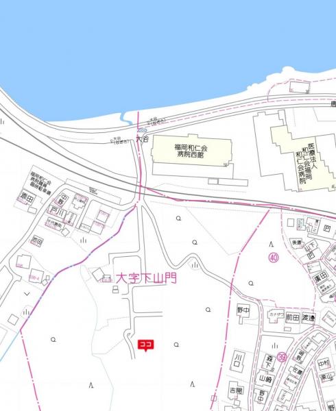 大字下山門　土地 交通アクセス図 