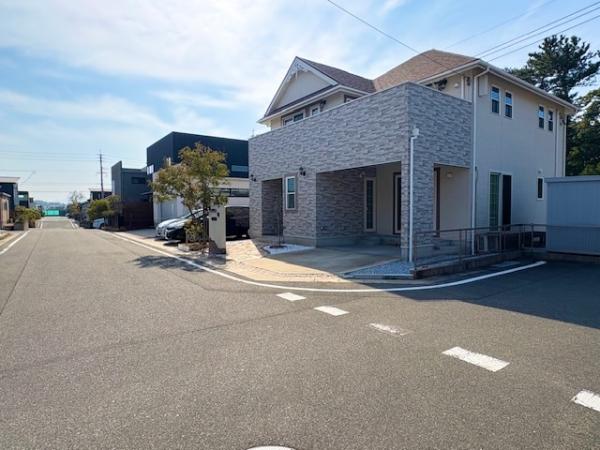 福津市西福間５丁目 前面道路含む現地写真 