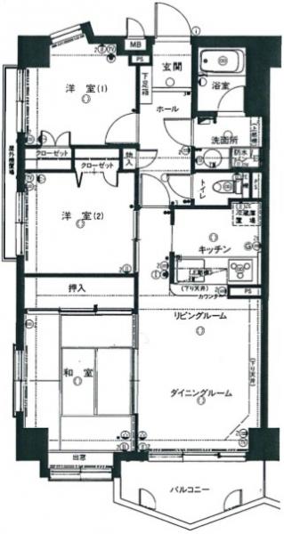 中古マンション 福岡県福岡市東区和白1丁目14-53 西鉄貝塚線唐の原駅 1090万円
